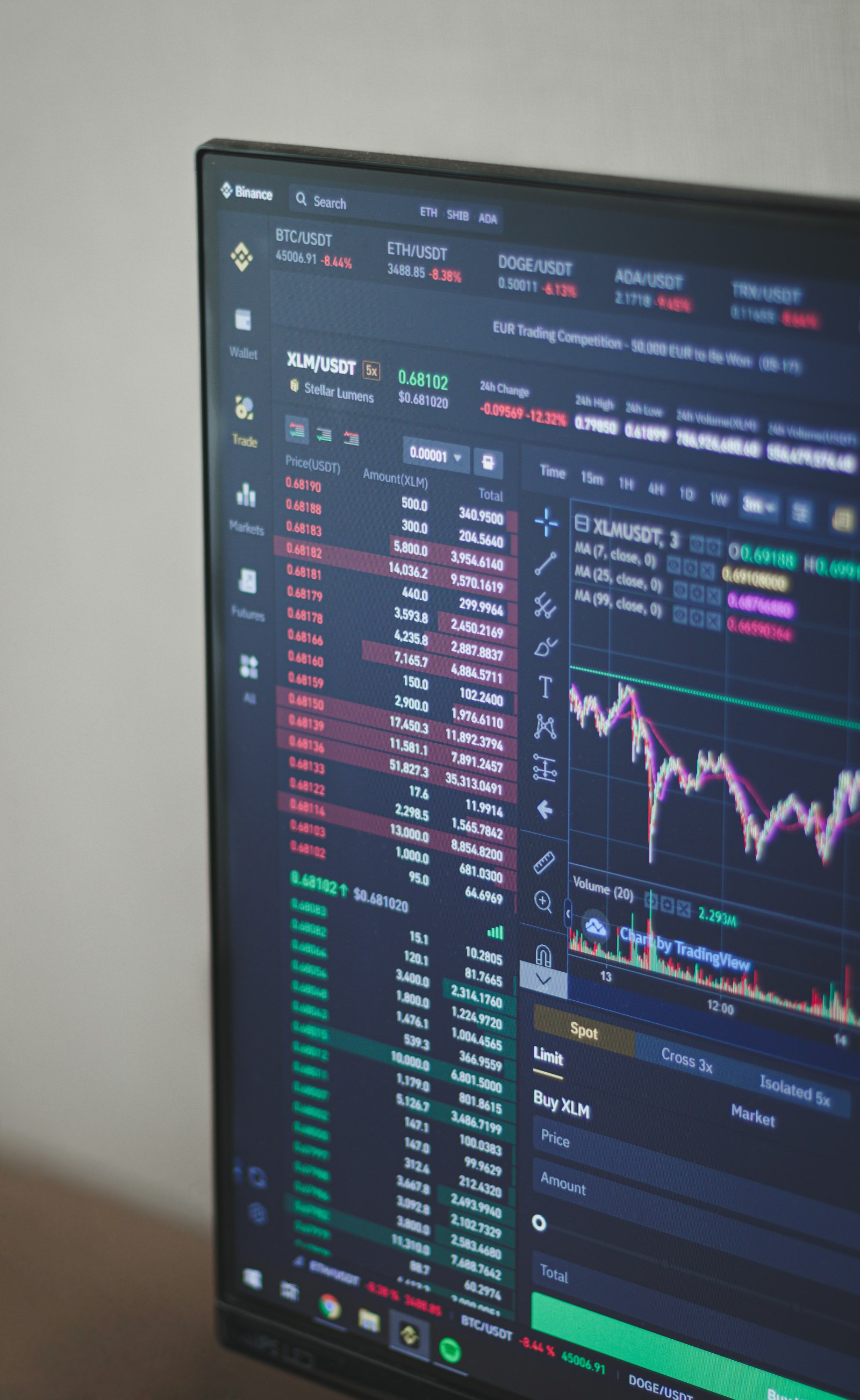 Money rotating from stablecoins into memecoins concept
